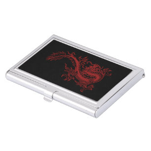 Red Dragon Glaurung Business Card Holder