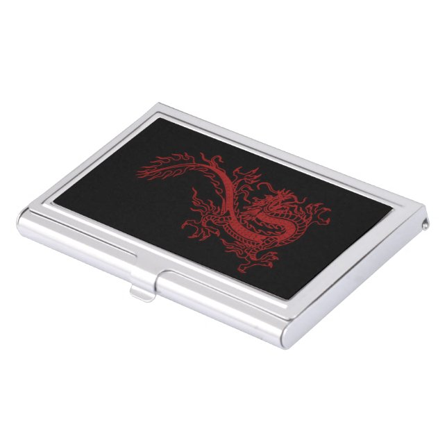 Red Dragon Glaurung Business Card Holder (Front)