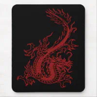 Red Dragon Glaurung Mouse Pad