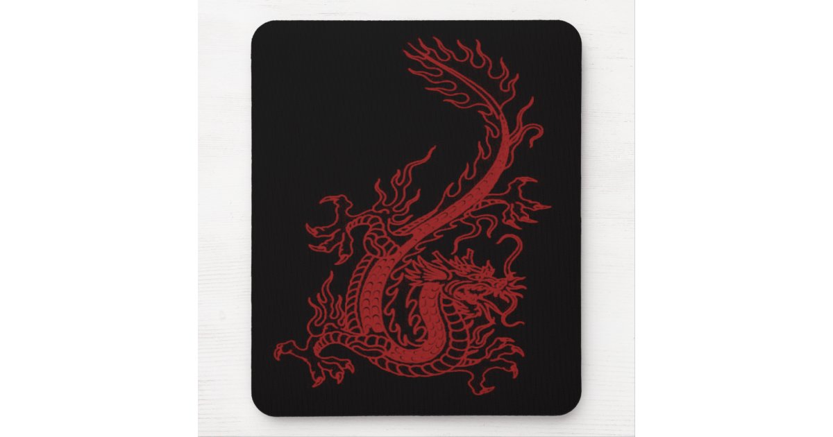 Red Dragon Glaurung Mouse Pad