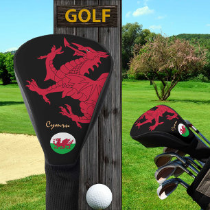 Red Dragon Golf Wales, Golfing, Welsh Flag Head Cover