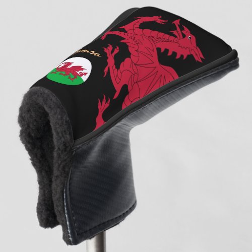 Red Dragon Golf Wales  Welsh Flag sport golfing G Golf Head Cover