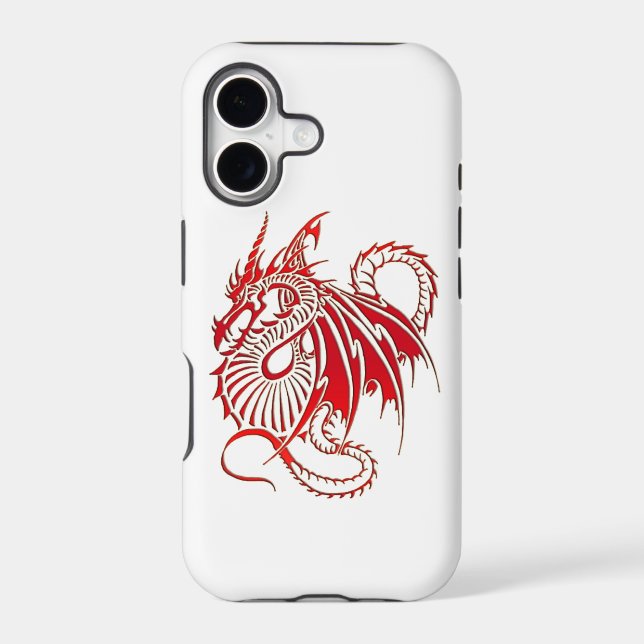 Red Dragon Iphone Case (Back)