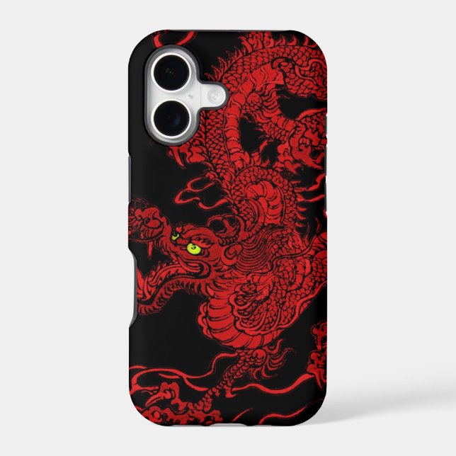 Red Dragon Iphone Case (Back)