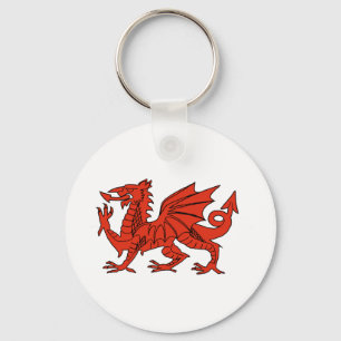 Red Dragon Keychain