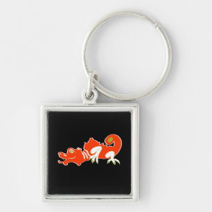 Red dragon keychain