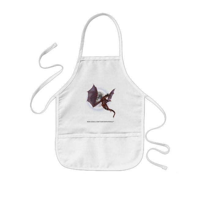 Red Dragon Kids' Apron (Front)