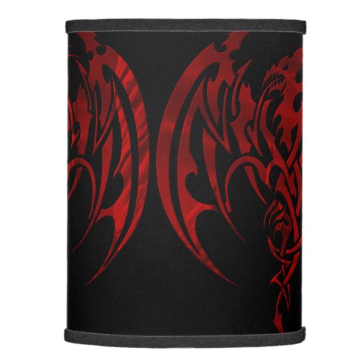 Red Dragon Lamp Shade (Right)
