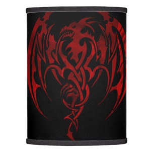 Red Dragon Lamp Shade