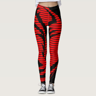 Red dragon leggings