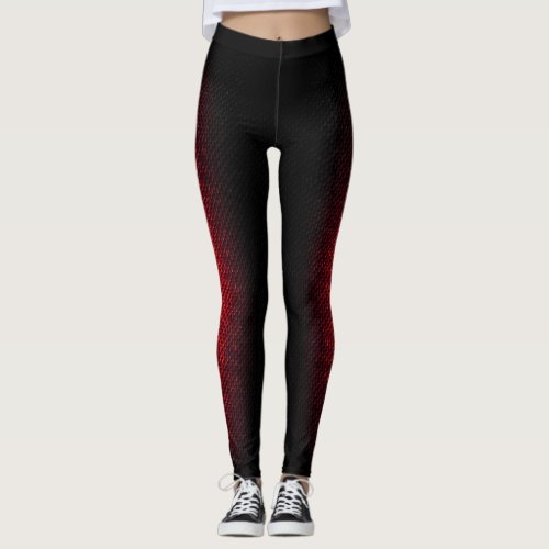 Red dragon leggings