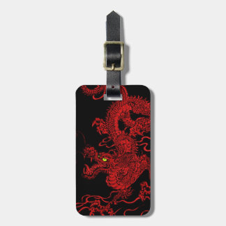 Red Dragon Luggage Tag