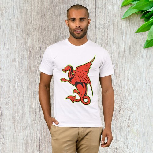 Red Dragon Mens T_Shirt