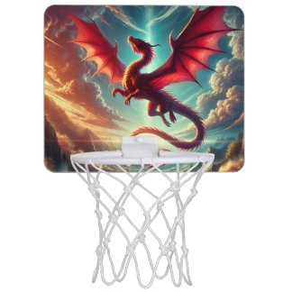 Red Dragon  Mini Basketball Hoop