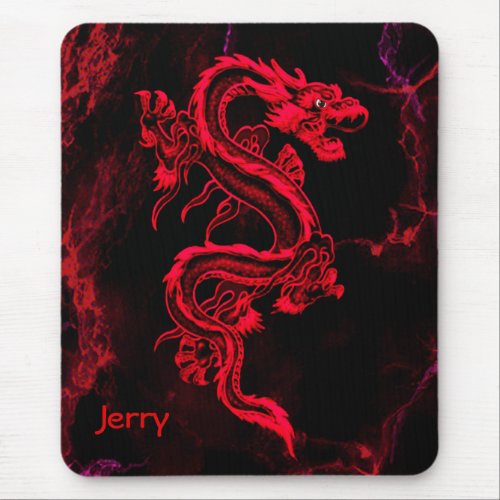 Red Dragon Mousepad