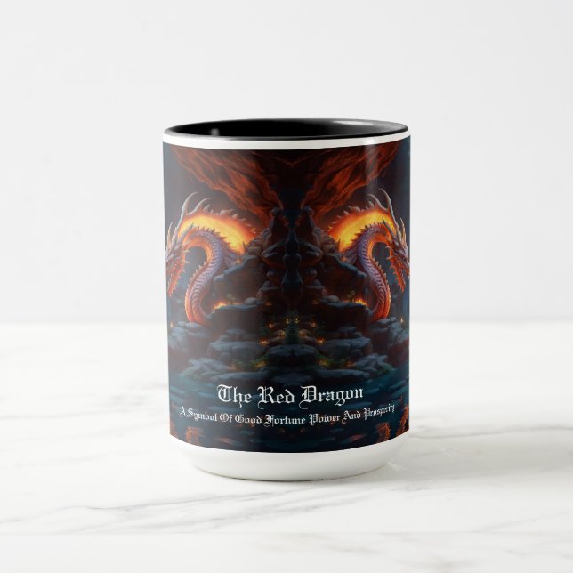 Red Dragon Mug (Center)