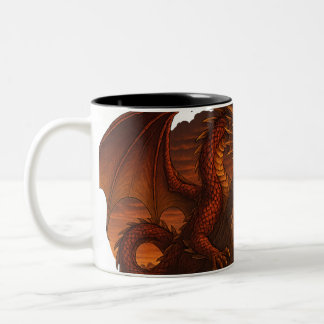 Red Dragon Mug Style
