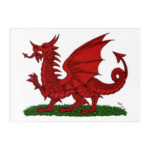 Red Dragon of Wales Acrylic Print
