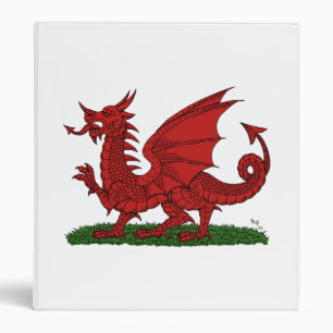 Red Dragon of Wales Binder