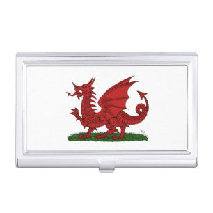 Red Dragon of Wales Business Card Holder