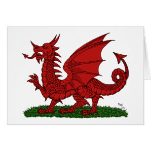 Red Dragon of Wales Cards