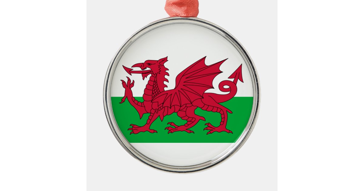 Red Dragon Of Wales Christmas Tree Ornament Zazzle Com