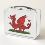 Red Dragon Of Wales Metal Lunch Box at Zazzle