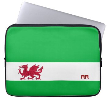 Red Dragon Of Wales On White Green Flag Color Bag by DigitalDreambuilder at Zazzle