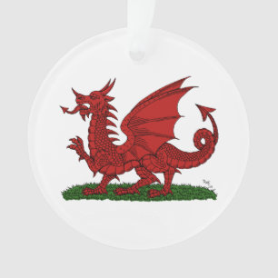 Red Dragon of Wales Ornament