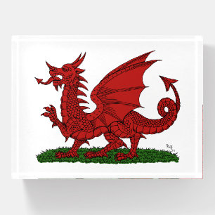 Red Dragon of Wales Paperweight
