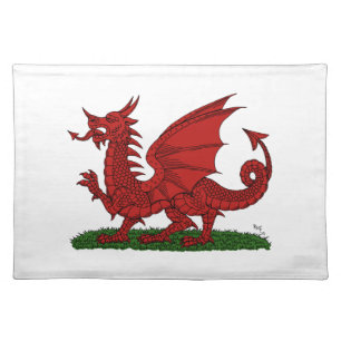 Red Dragon of Wales Placemat