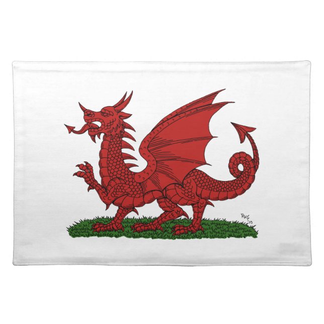 Red Dragon of Wales Placemat (Front)
