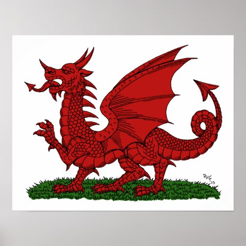 Red Dragon of Wales Poster