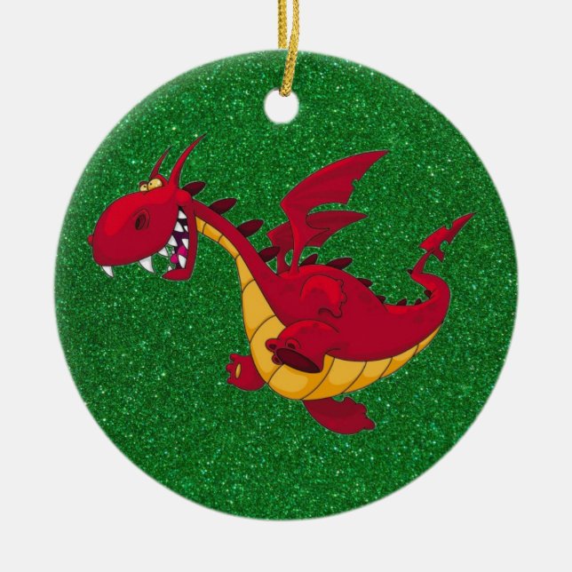 red dragon ornament (Front)