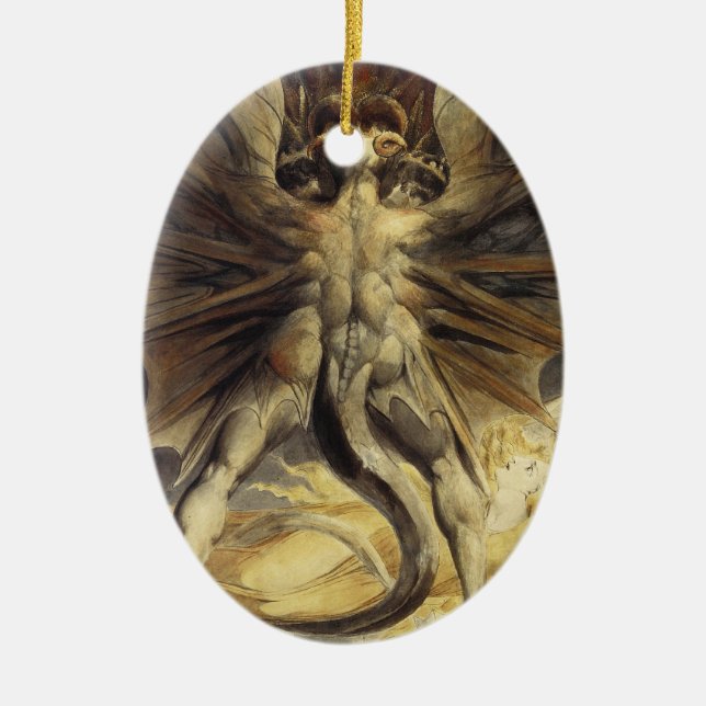 Red Dragon ornament (Front)