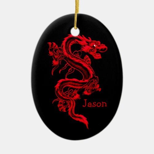 Red dragon Ornament
