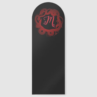 Red Dragon Personalized  Bookmarks