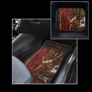 Red Dragon Podcast Fantasy Car Floor Mat