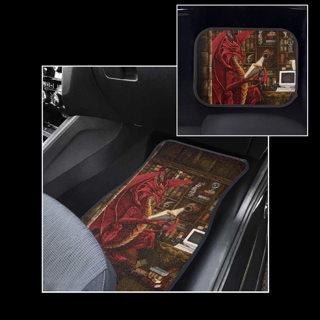 Red Dragon Podcast Fantasy Car Floor Mat (Creator Uploaded)