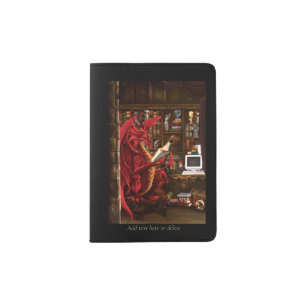 Red Dragon Podcast Fantasy Passport Holder