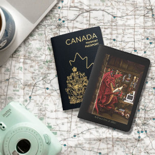 Red Dragon Podcast Fantasy Passport Holder