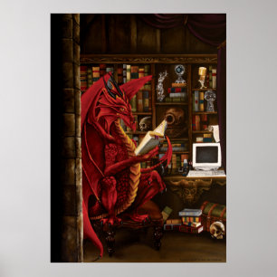 Red Dragon Podcast Fantasy Poster
