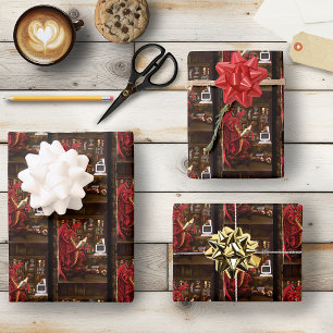Red Dragon Podcast Fantasy Wrapping Paper Sheets