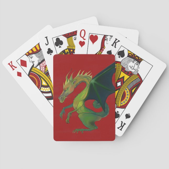 Red Dragon Poker Cards (Back)