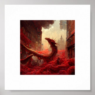 red dragon poster