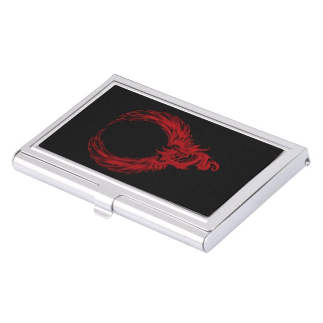 Red Dragon Ryuu Business Card Holder (Front)