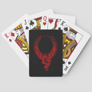 Red dragon Ryuu Playing Cards