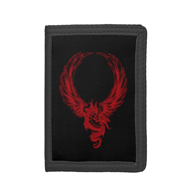 Red Dragon Ryuu Wallet (Front Vertical)