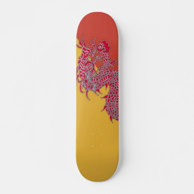 Red Dragon Skateboard (Front)