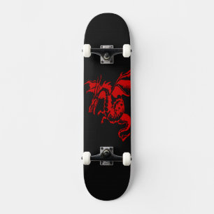 Red Dragon Skateboard Deck